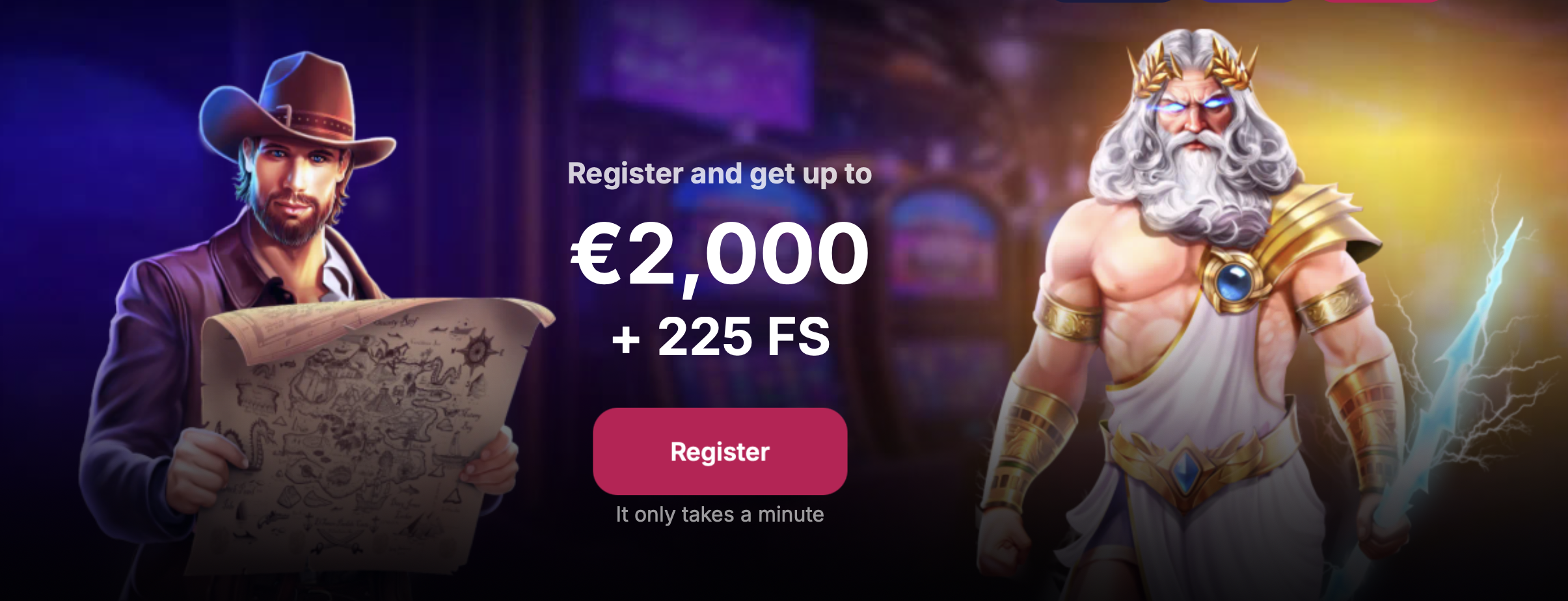 NV Casino - Μπόνους καλωσορίσματος NV Casino - Εγγραφή και μπόνους έως €2.000 + 225 δωρεάν περιστροφές