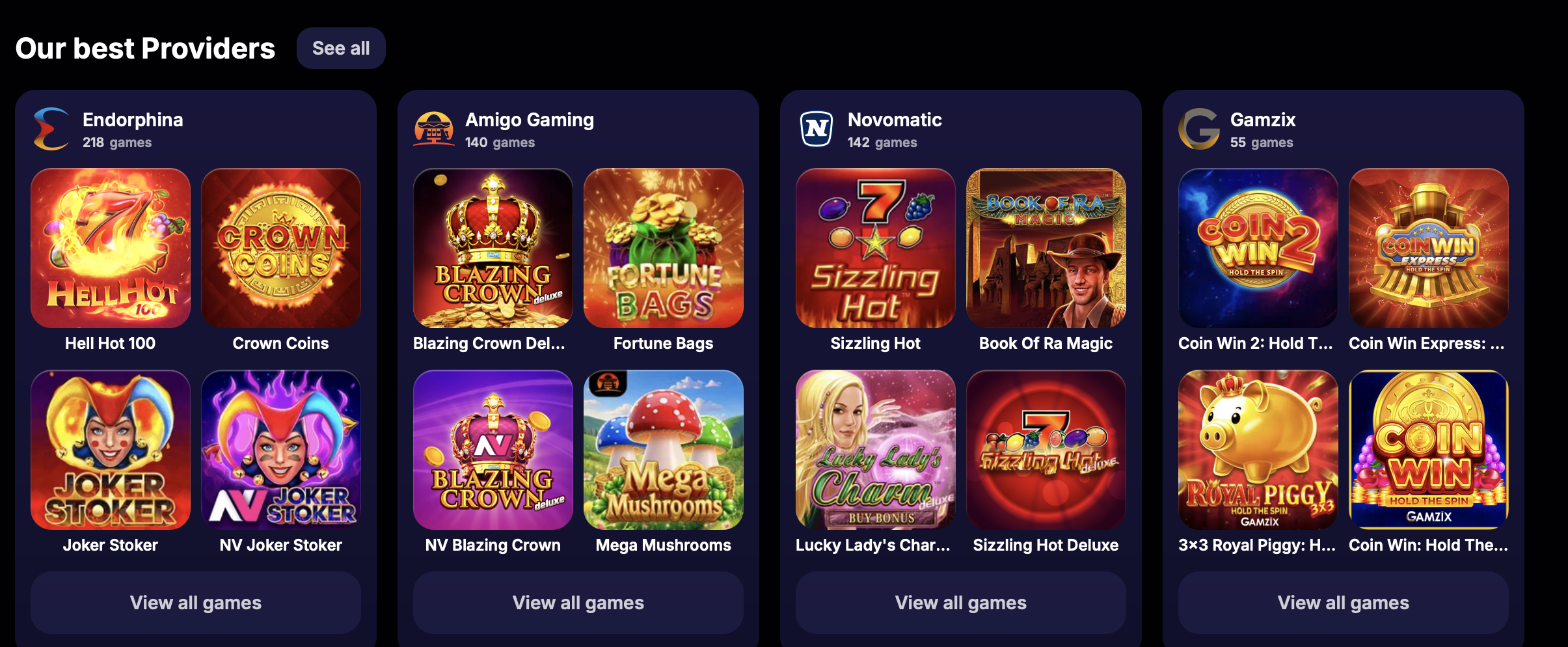 Πλατφόρμα NV Casino Επισκόπηση της πλατφόρμας NV Casino