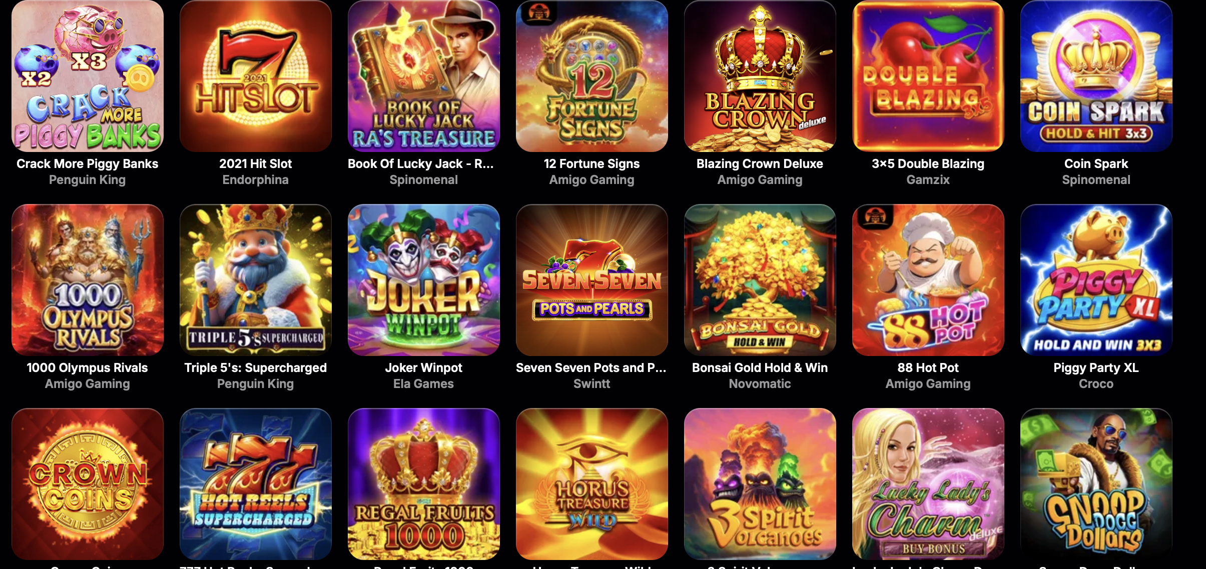 Δημοφιλή παιχνίδια NV Casino Δημοφιλείς τίτλοι παιχνιδιών στο NV Casino